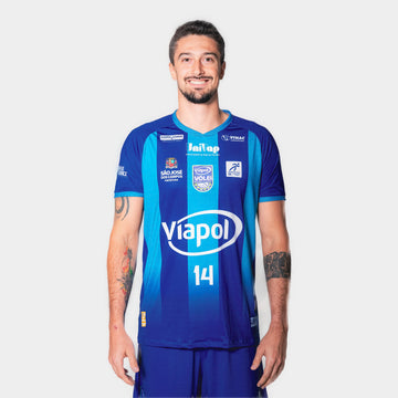 Camiseta Oficial Viapol Vôlei São José - AZUL