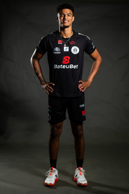 Camiseta Oficial Vôlei Guarulhos BateuBet Preto PERSONALIZADO