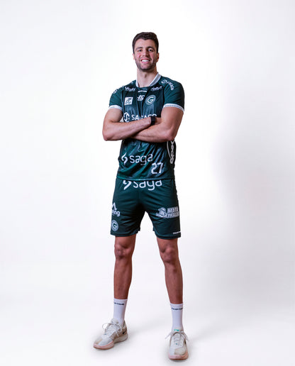Camiseta Oficial Saneago Goiás Vôlei 2026/2027 Verde