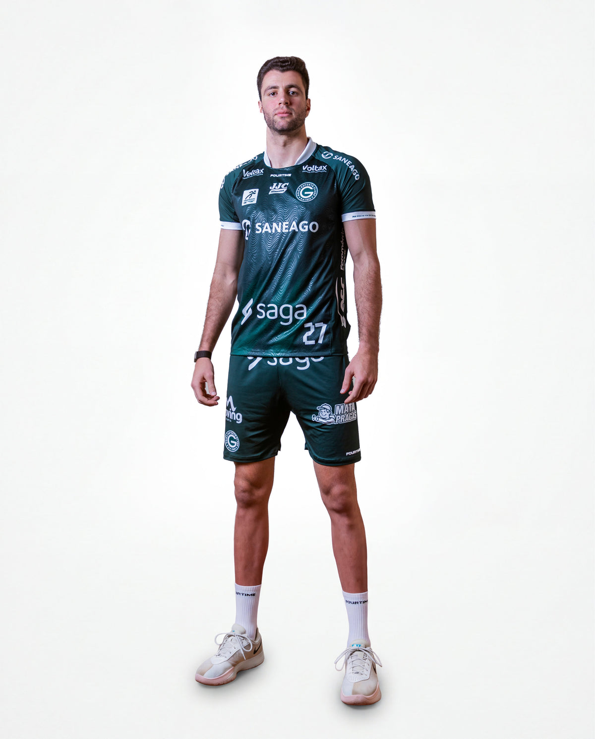 Camiseta Oficial Saneago Goiás Vôlei 2026/2027 Verde