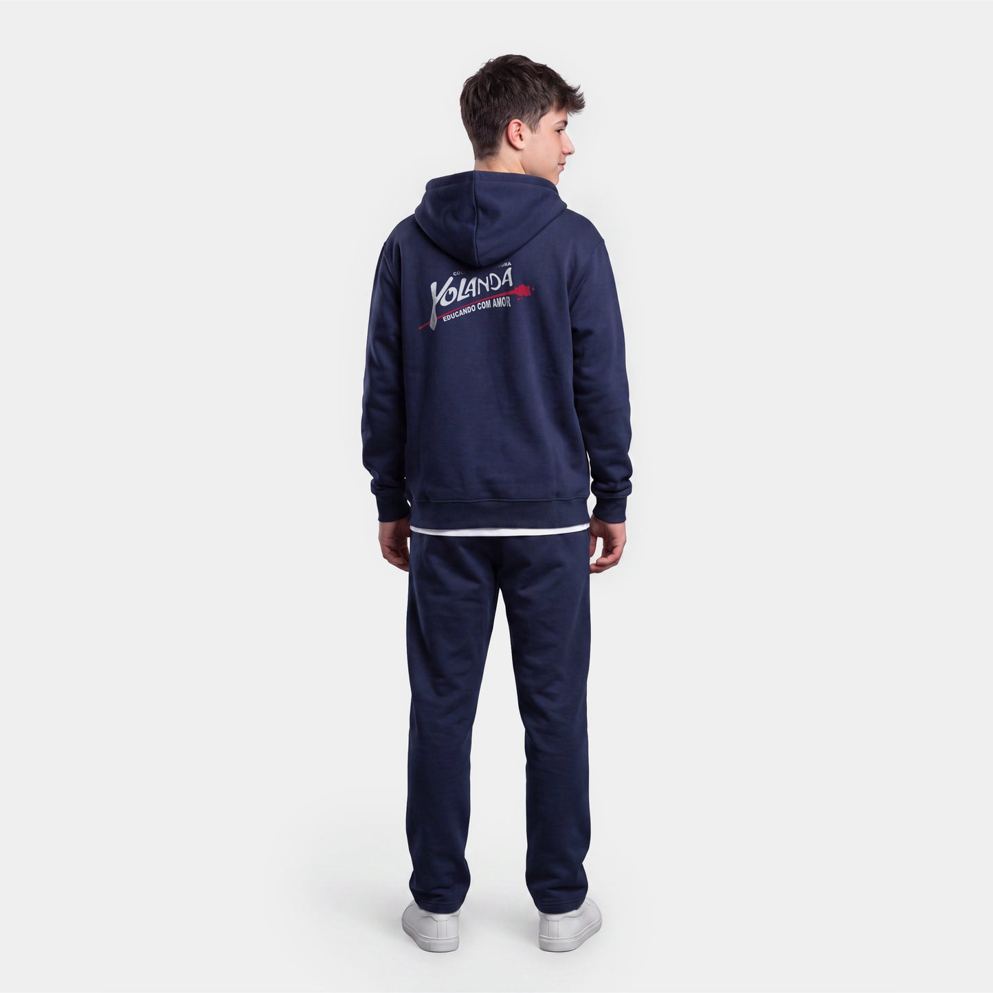 moletom masculino com zipper - colegio professora yolanda