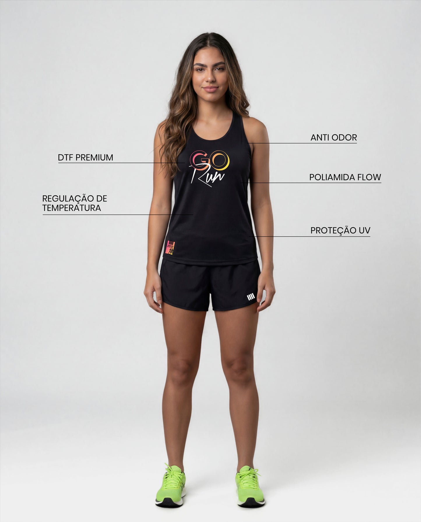 regata raceback feminina - go run