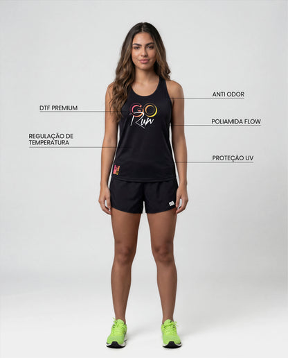 Regata Raceback Feminina - Go Run