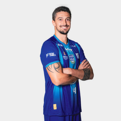 Camiseta Oficial Viapol Vôlei São José - AZUL PERSONALIZADO