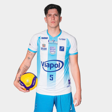 Camiseta Oficial Viapol Vôlei São José - BRANCO