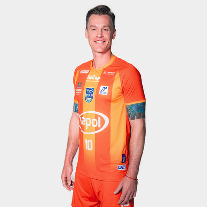 Camiseta Oficial Viapol Vôlei São José - LARANJA PERSONALIZADO