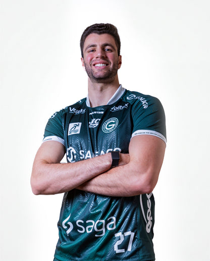 Camiseta Oficial Saneago Goiás Vôlei 2026/2027 Verde