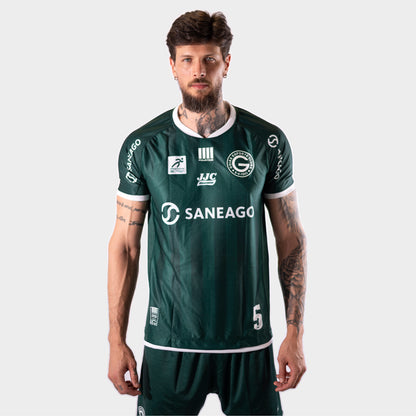 Camiseta Oficial Saneago Goiás Vôlei Verde Personalizado